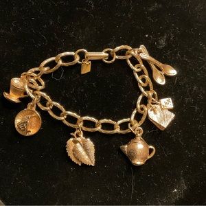 Vintage Sarah Coventry Tea Party Charm Bracelet